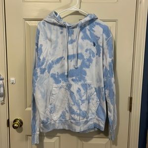 US Polo Assn. tie dye hoodie